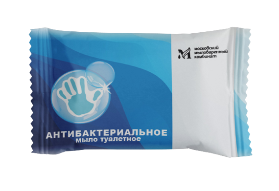 Мыло туалетное 100 гр. "Антибактериальное" в прозрачной обертке флоупак марки Ординарное Мыло туалетное 100 гр. "Антибактериальное" в прозрачной обертке флоупак марки Ординарное